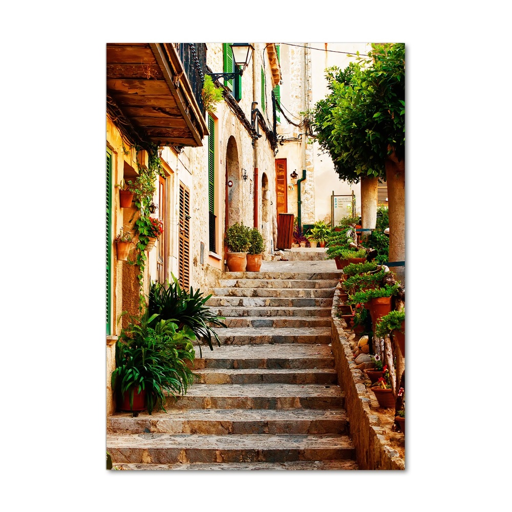 Tableau photo sur verre Ruelles en Espagne