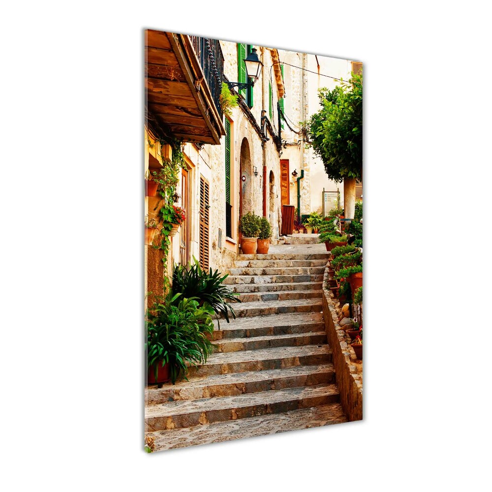 Tableau photo sur verre Ruelles en Espagne