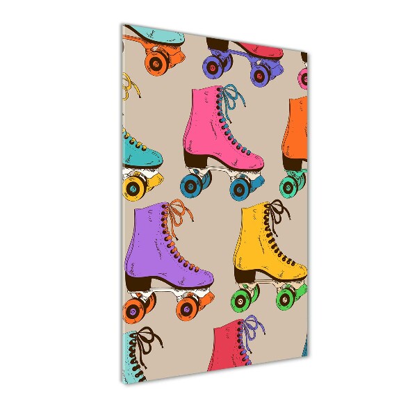 Patins à roulettes colorés