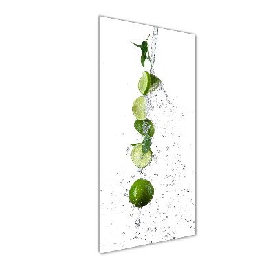 Tableau en verre Citrons verts