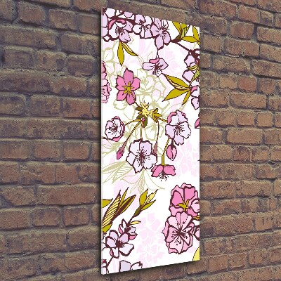 Tableau photo sur verre Cerisier en fleur