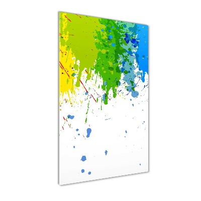 Tableau sur verre Arc-en-ciel abstrait