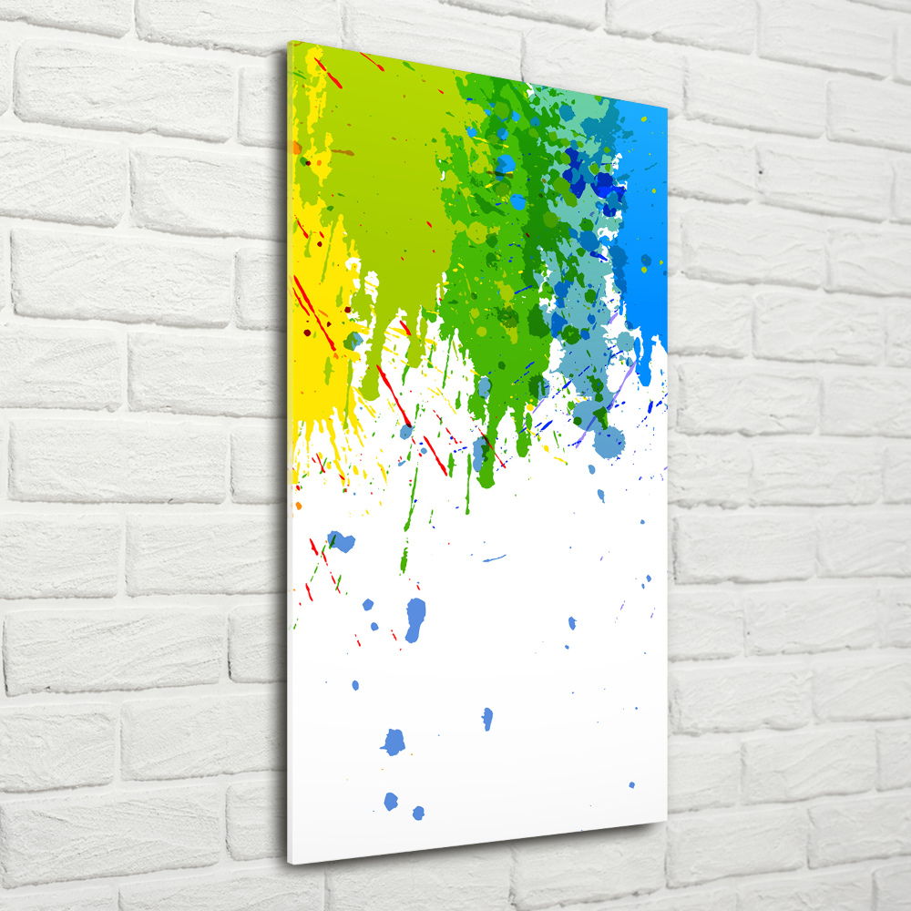 Tableau sur verre Arc-en-ciel abstrait