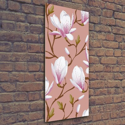 Tableau photo sur verre Magnolia