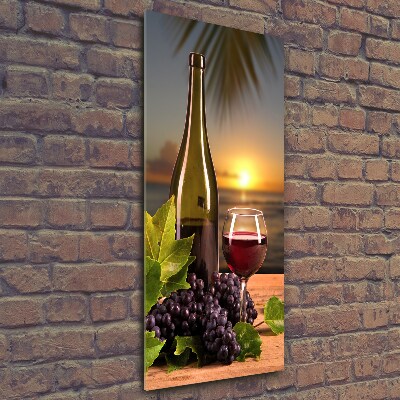 Tableau photo sur verre Raisins et vin