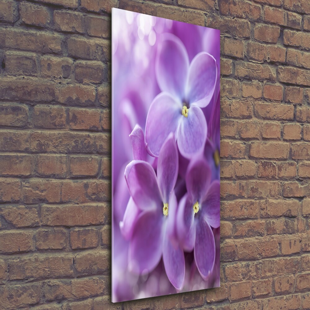 Tableau sur verre Fleurs de lilas