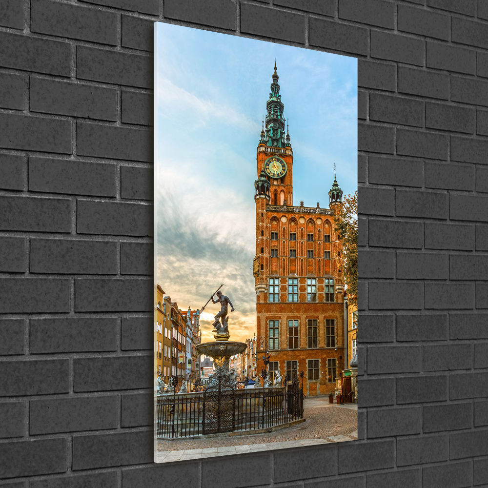 Tableau sur verre Gdansk Pologne