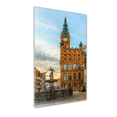 Tableau sur verre Gdansk Pologne