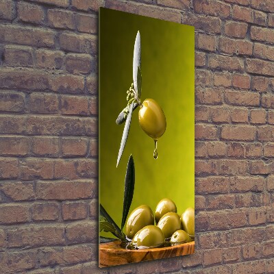 Tableau sur verre Huile d'olive