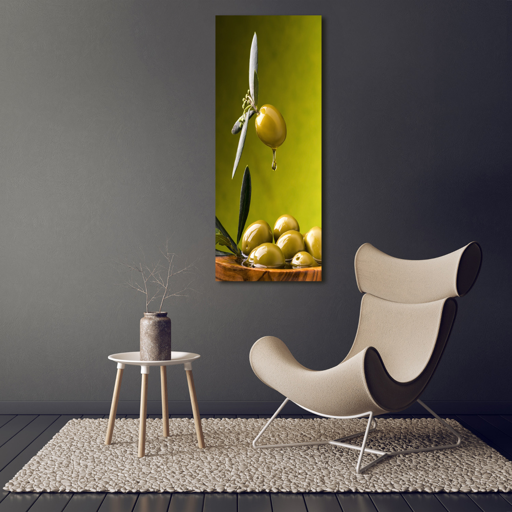 Tableau sur verre Huile d'olive