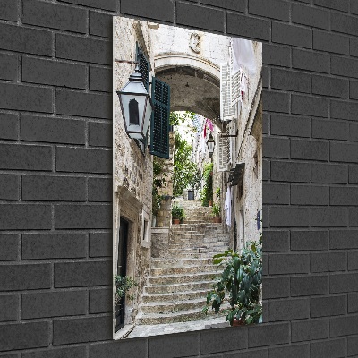 Tableau en verre Rues de Dubrovnik