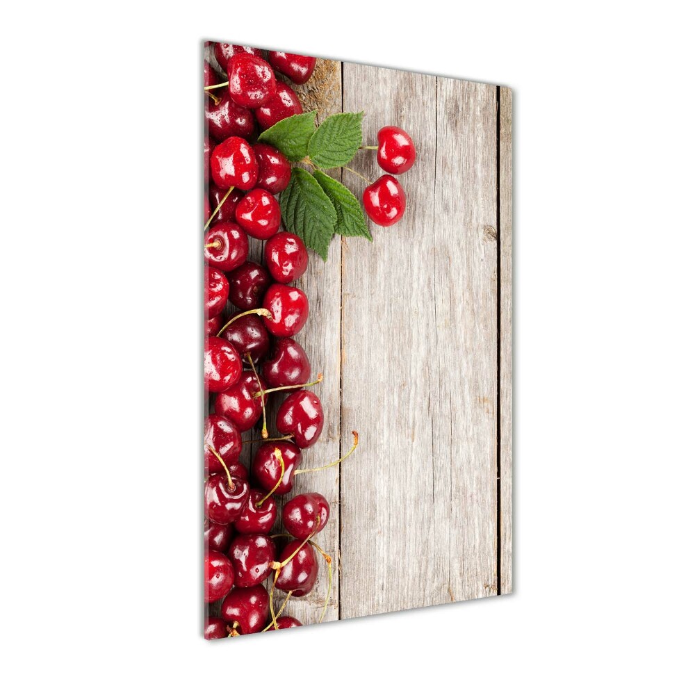 Tableau imprimé sur verre Cerises