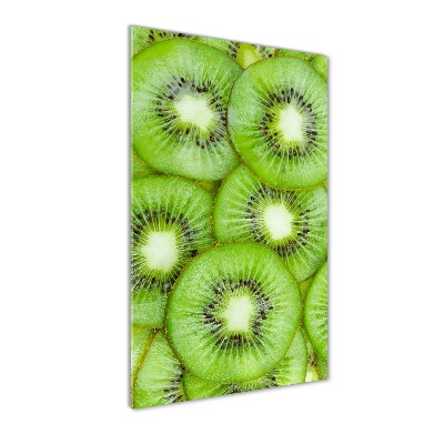 Tableau photo sur verre Kiwi