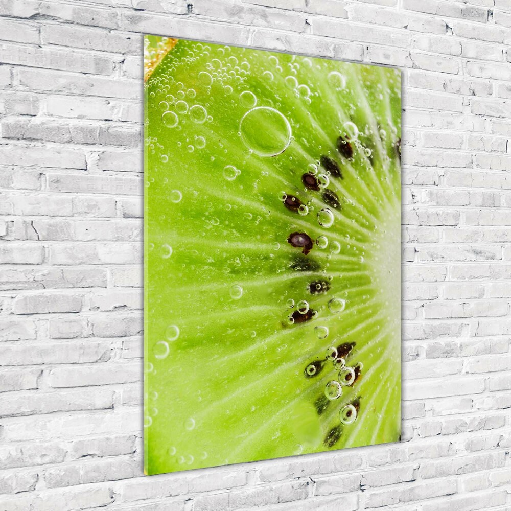 Tableau en verre Kiwi