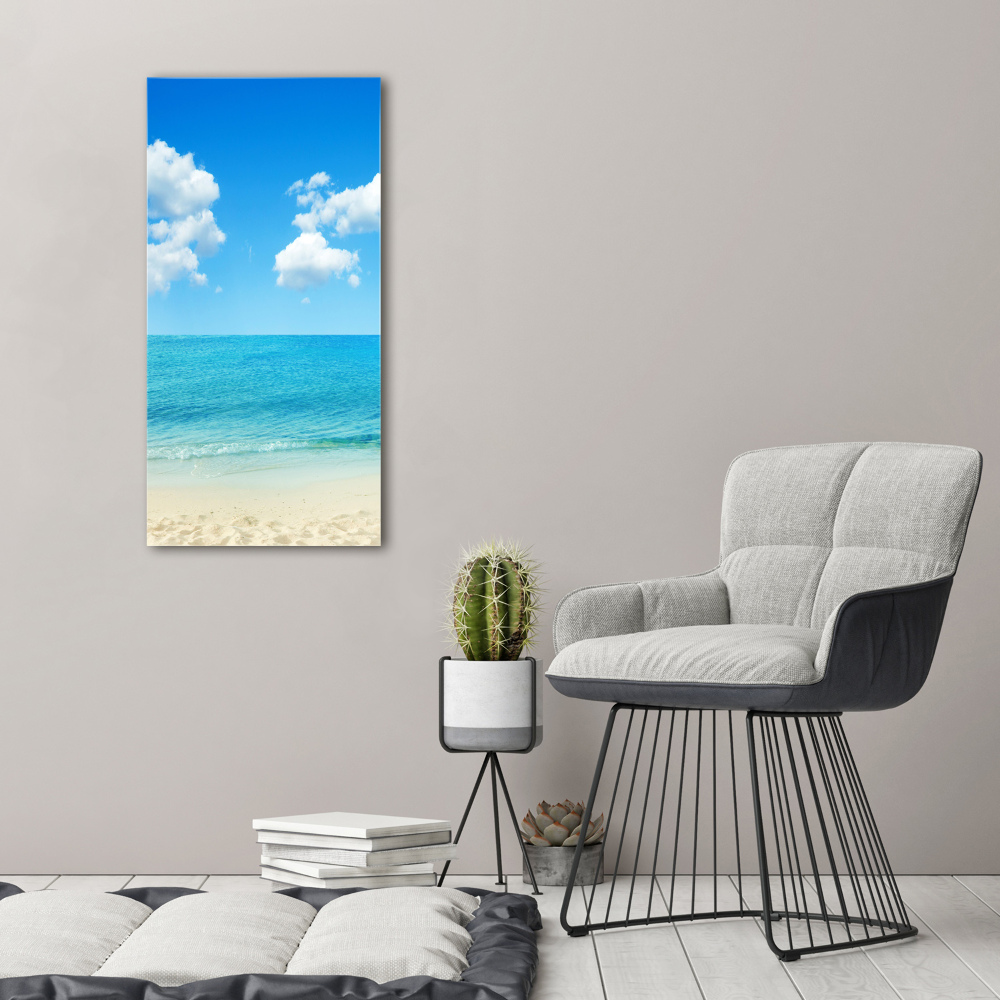 Tableau sur verre Plage tropicale ocean