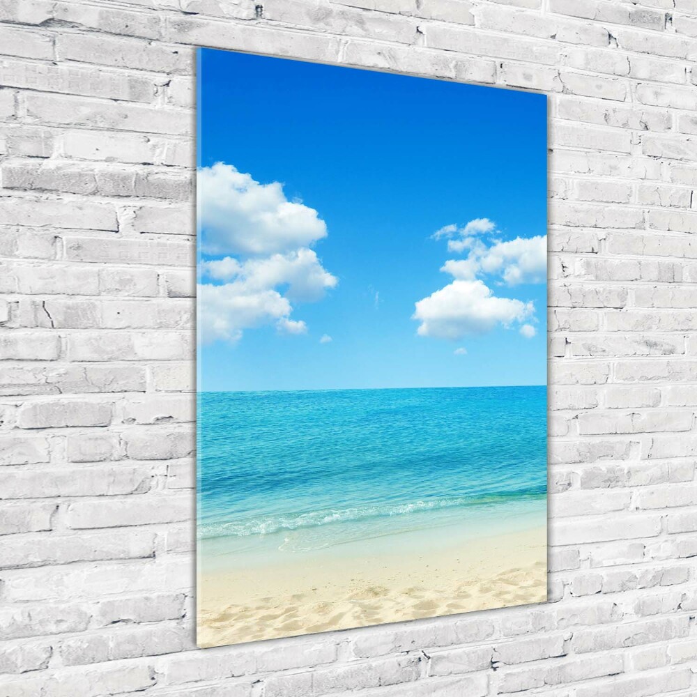 Tableau sur verre Plage tropicale ocean