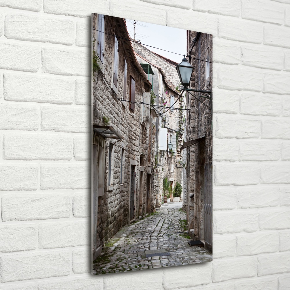 Tableau verre imprimé Rue Croatie