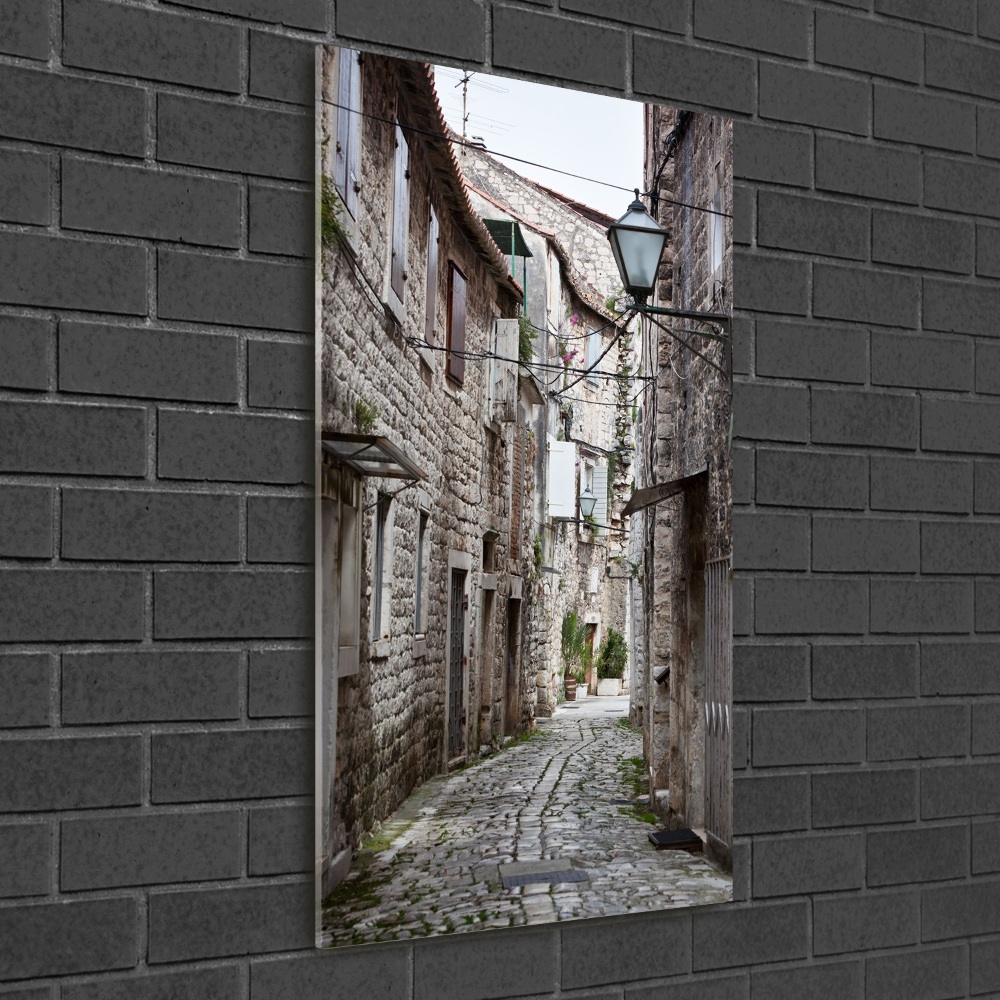 Tableau verre imprimé Rue Croatie