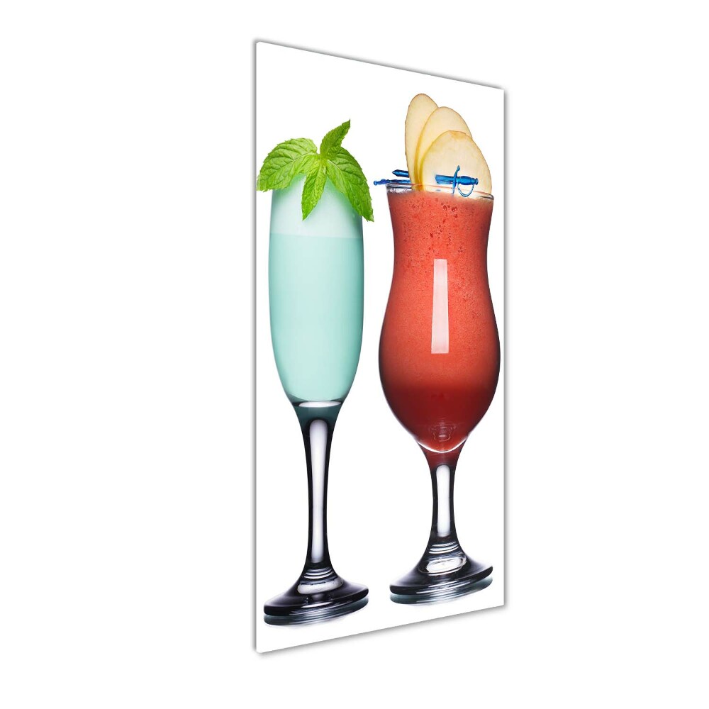 Tableau photo sur verre Cocktails colorés