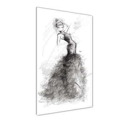 Tableau sur verre Illustration de mode