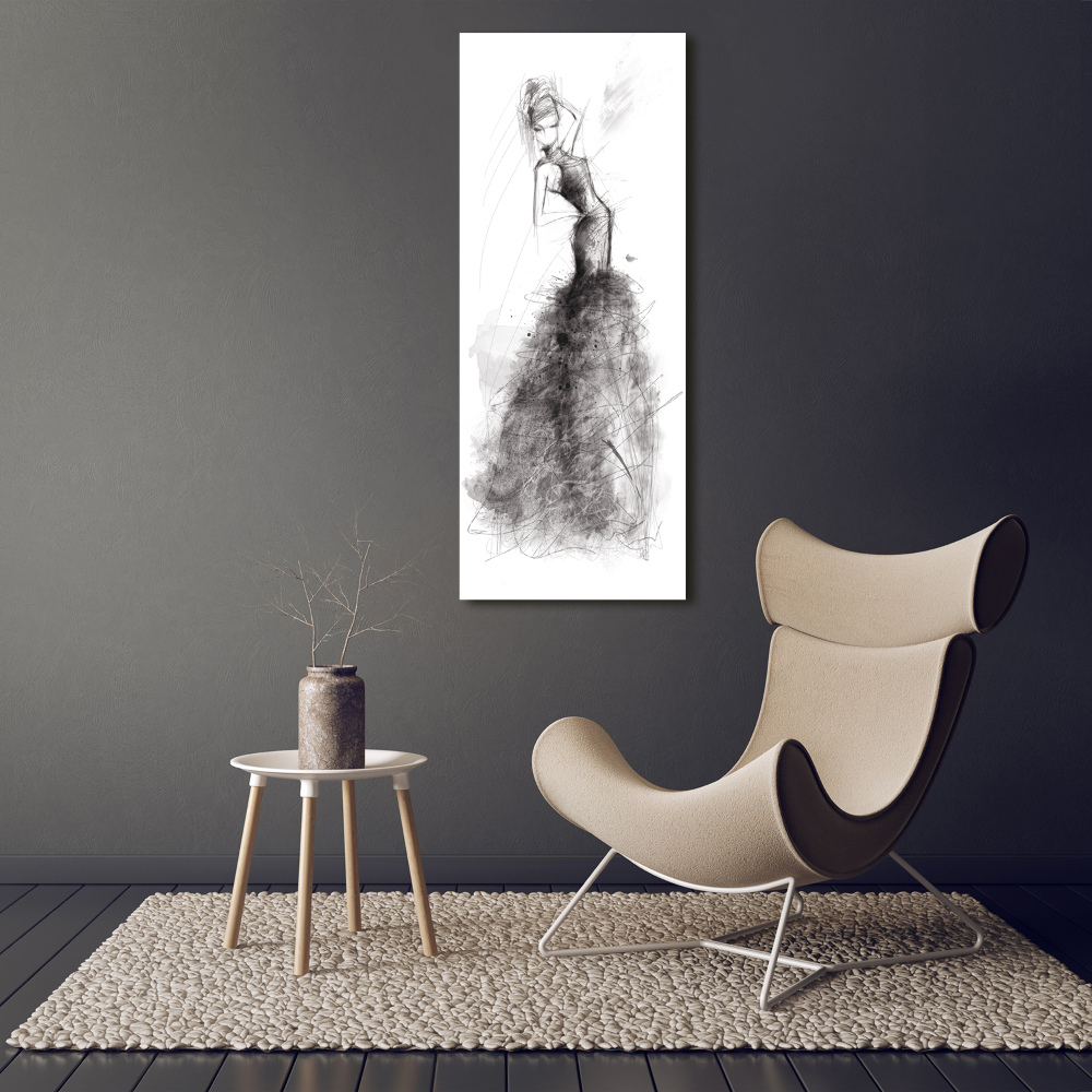 Tableau sur verre Illustration de mode