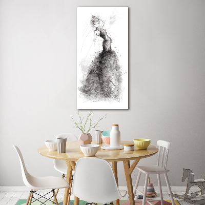 Tableau sur verre Illustration de mode