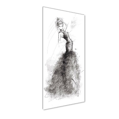 Tableau sur verre Illustration de mode