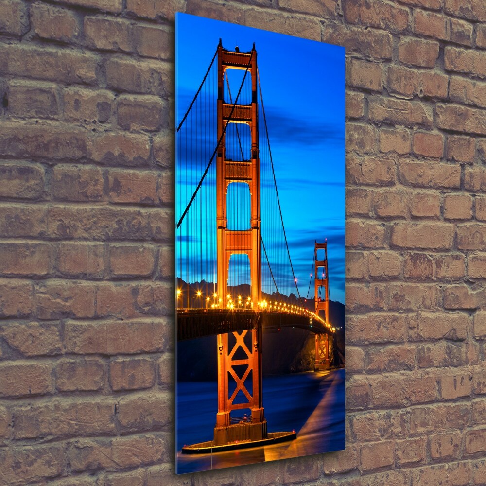 Tableau verre imprimé Pont de San Francisco