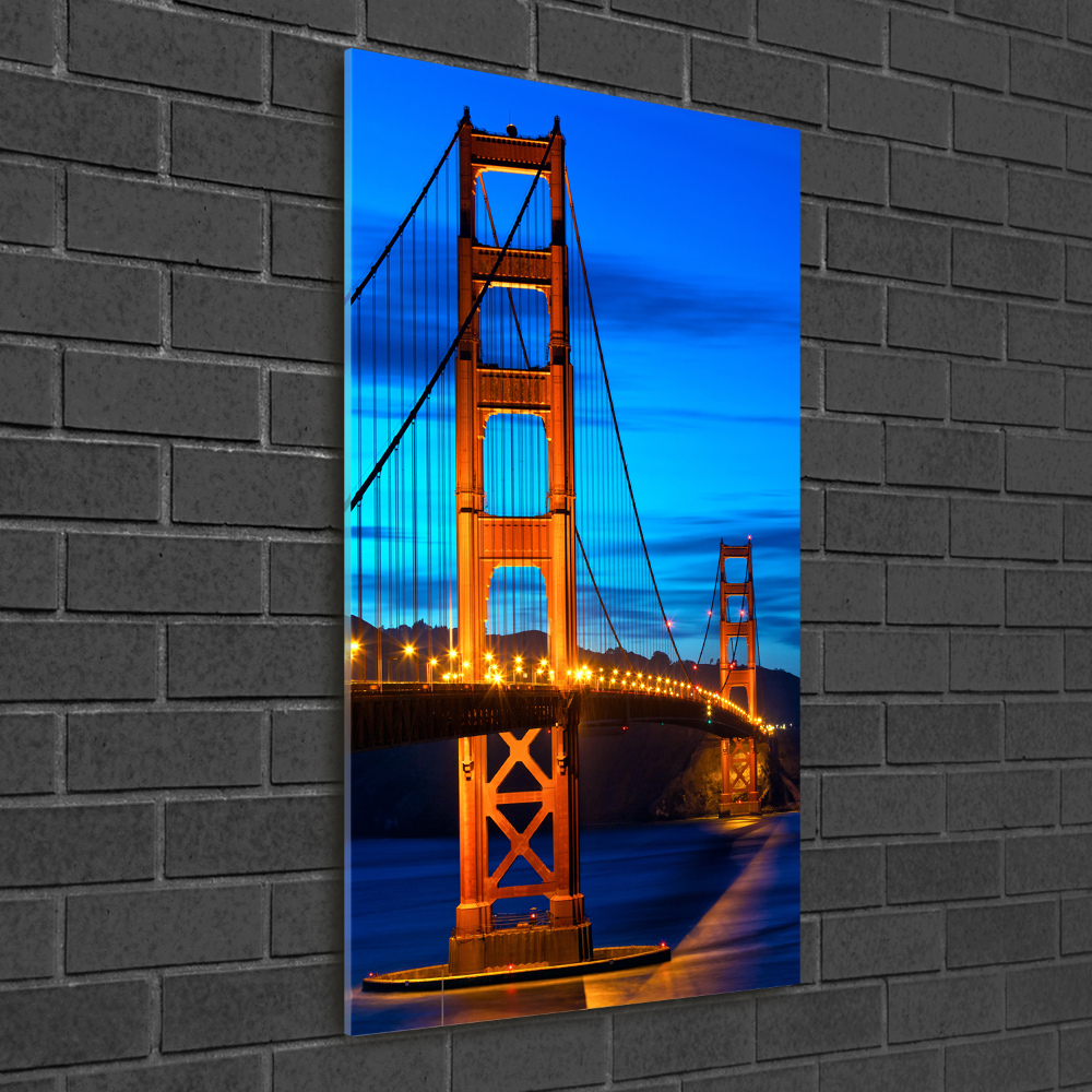 Tableau verre imprimé Pont de San Francisco