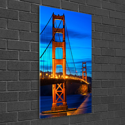 Tableau verre imprimé Pont de San Francisco