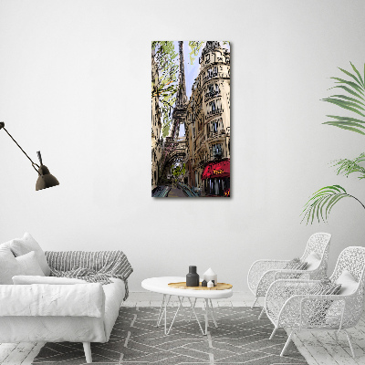 Tableau sur verre Tour Eiffel