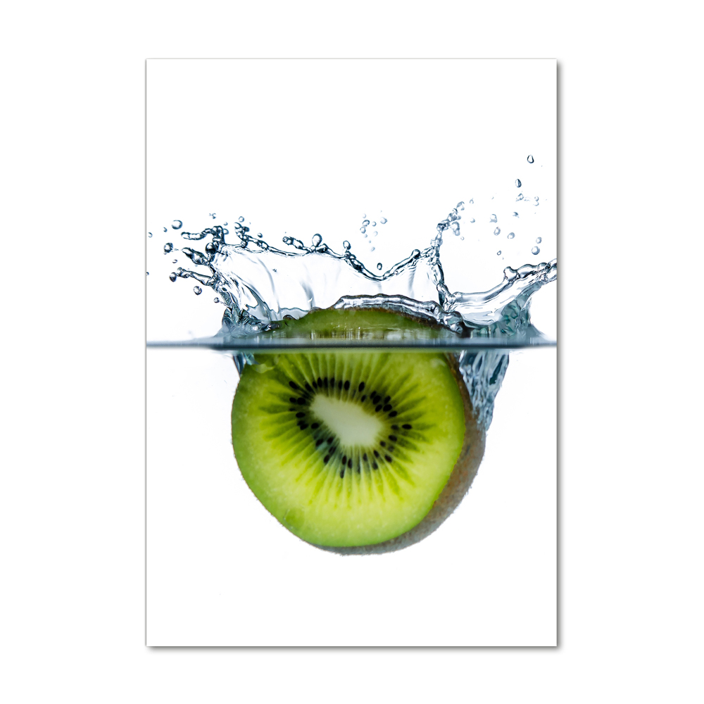 Tableau sur verre Fruits sous l'eau