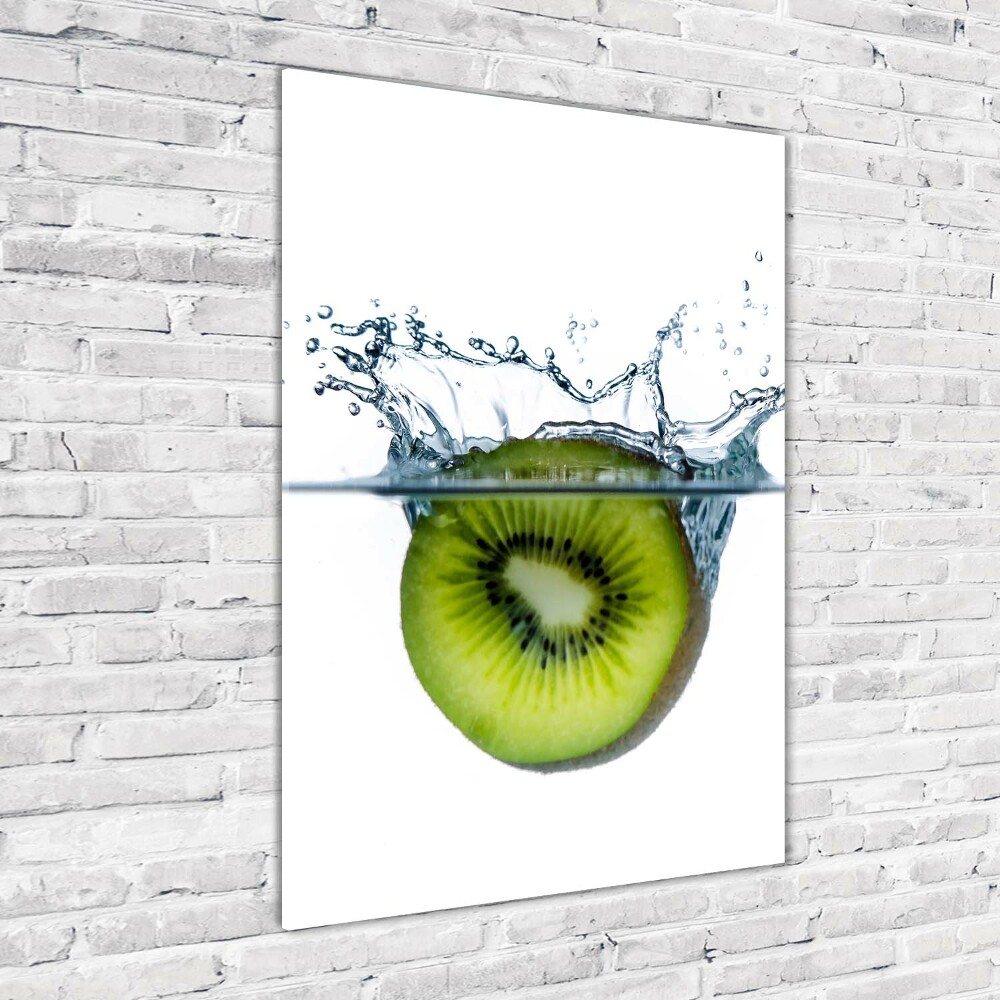 Tableau sur verre Fruits sous l'eau