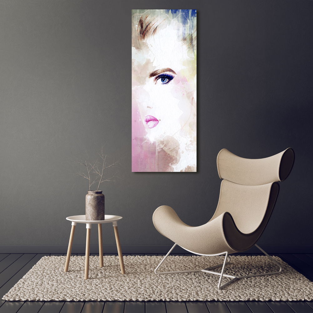 Tableau sur verre Femme abstraite