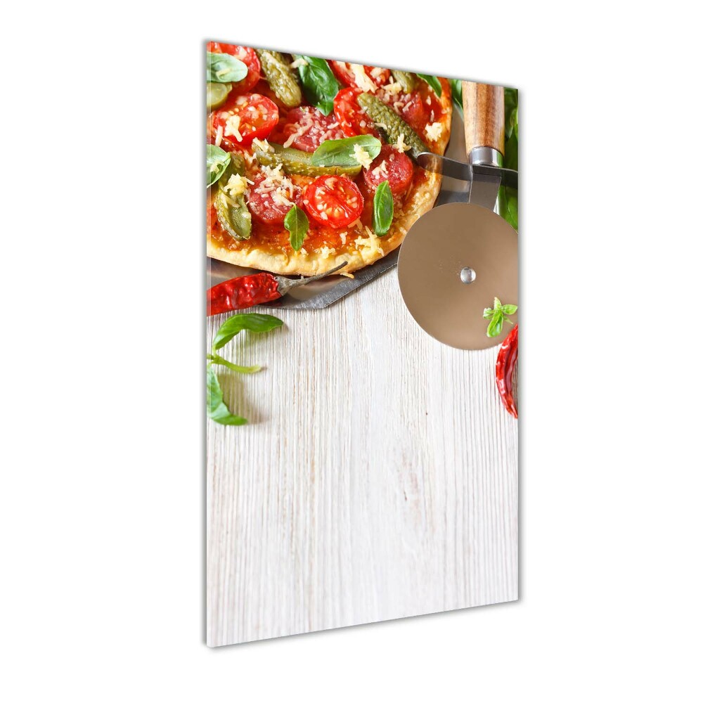 Tableau en verre Pizza