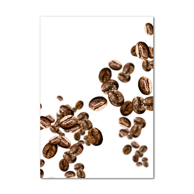 Tableau imprimé sur verre Grains de café