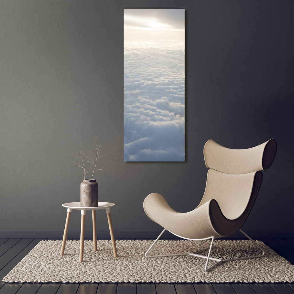 Tableau imprimé sur verre Vol au-dessus des nuages