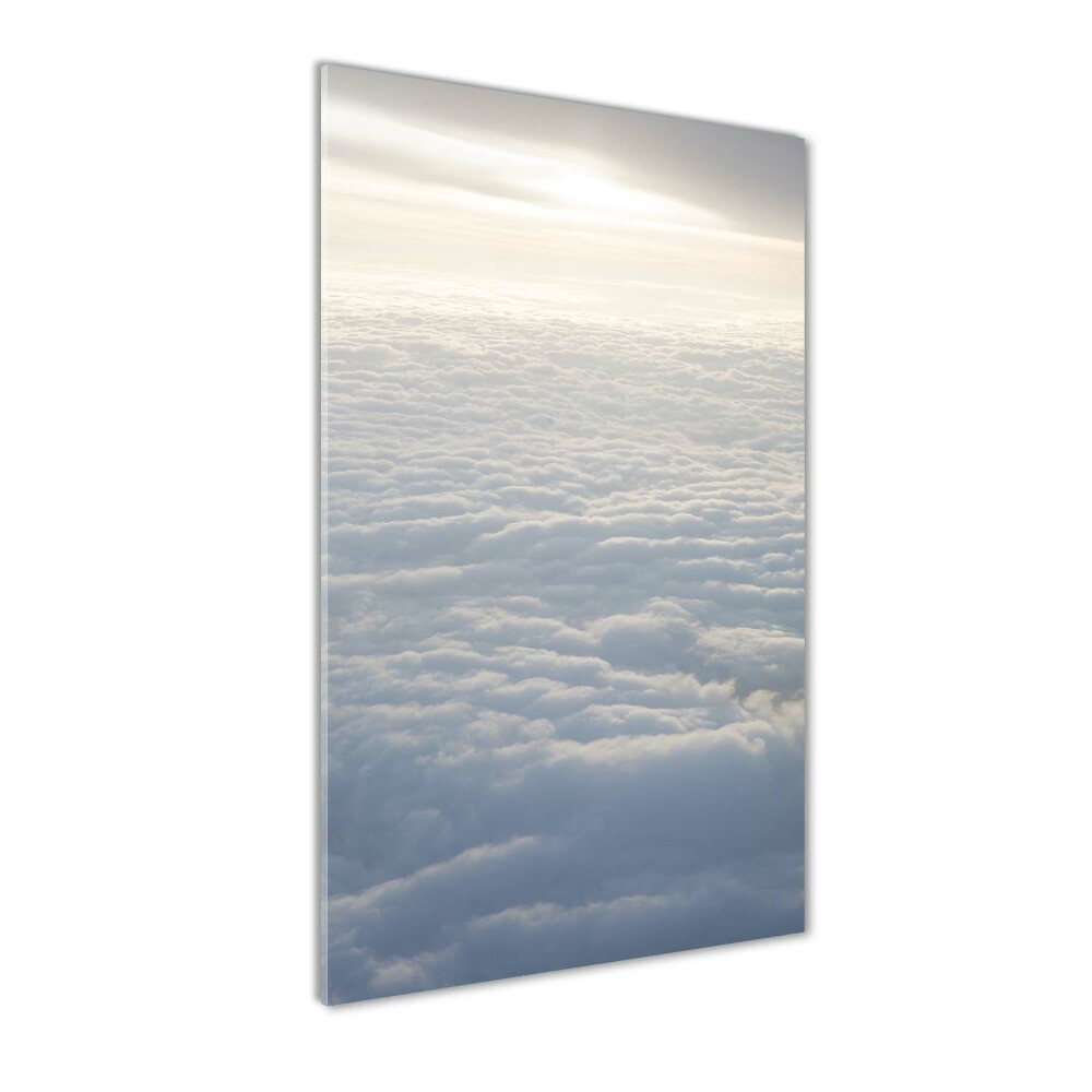 Tableau imprimé sur verre Vol au-dessus des nuages