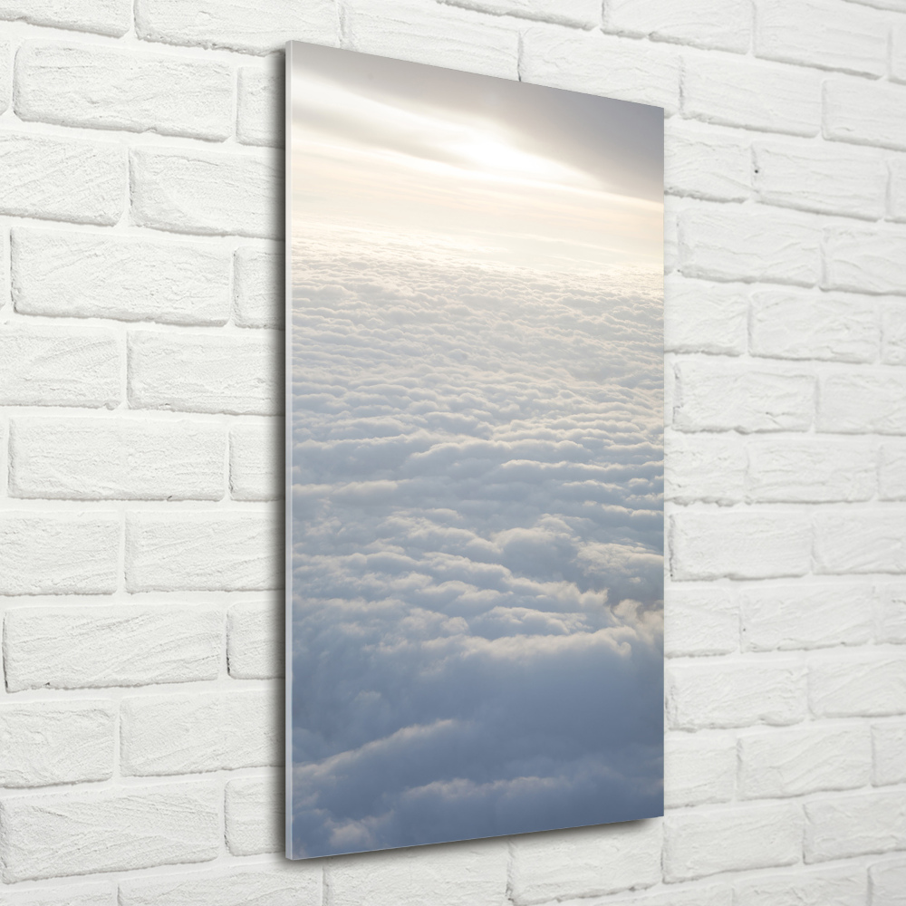 Tableau imprimé sur verre Vol au-dessus des nuages