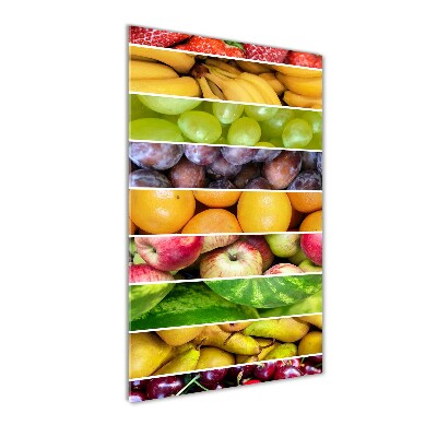 Tableau sur verre Fruits colorés