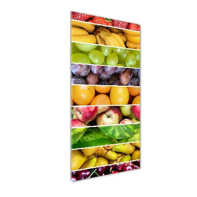 Tableau sur verre Fruits colorés