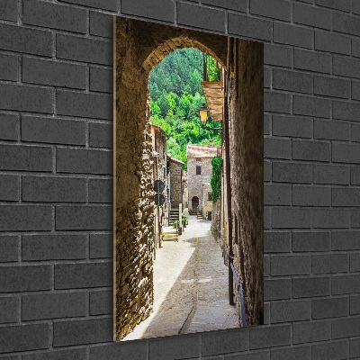 Tableau verre imprimé Une rue charmante