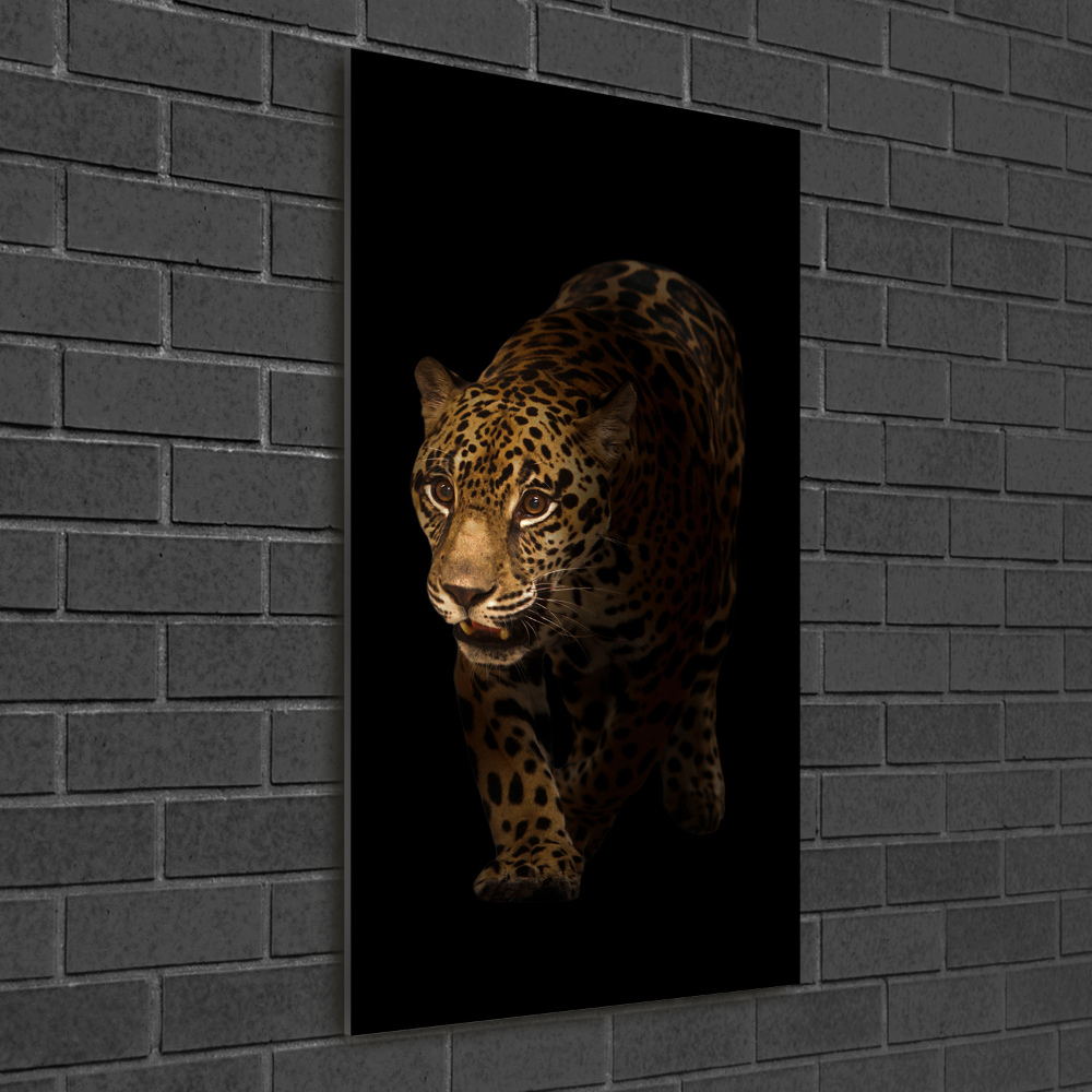 Tableau verre imprimé Jaguar