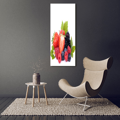 Tableau sur verre Fruits des bois