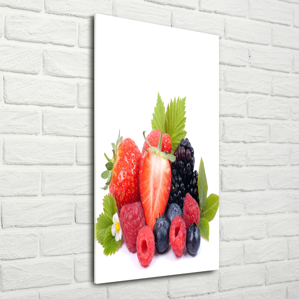 Tableau sur verre Fruits des bois