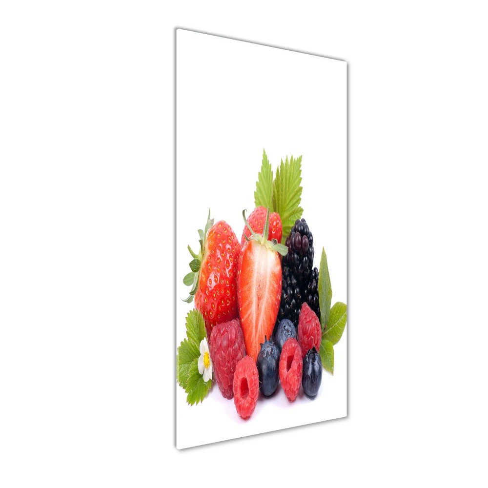 Tableau sur verre Fruits des bois