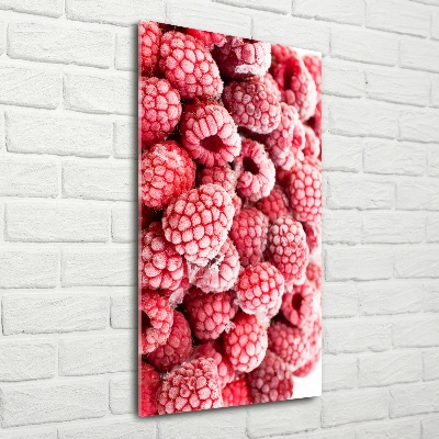 Tableau en verre Framboises