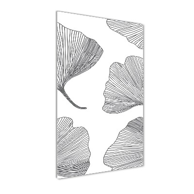 Tableau verre imprimé Ginkgo