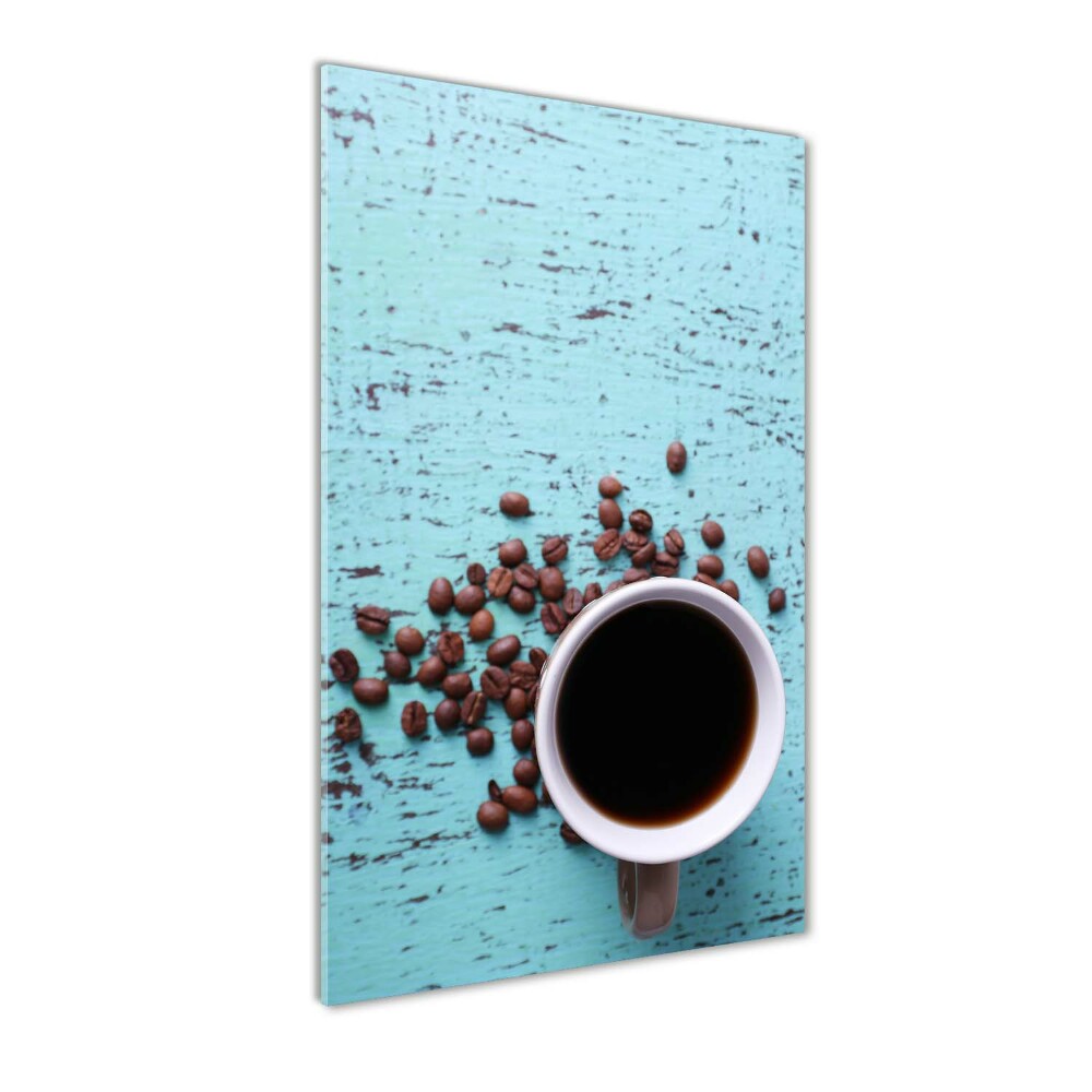 Tableau photo sur verre Tasse de café