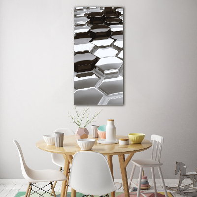 Tableau en verre Abstraction 3D